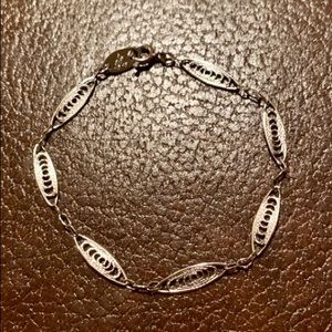 3/$25 Vintage Trifari Silvertone Bracelet